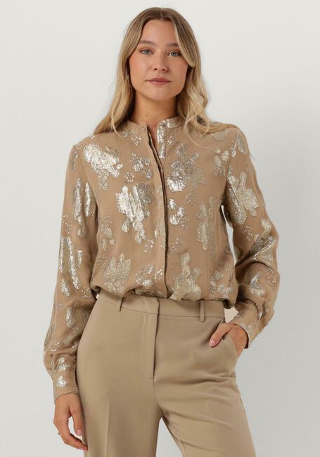 Sand BRUUNS BAZAAR Blusen BOTTLEBRUSH CORINNAS SHIRT - large