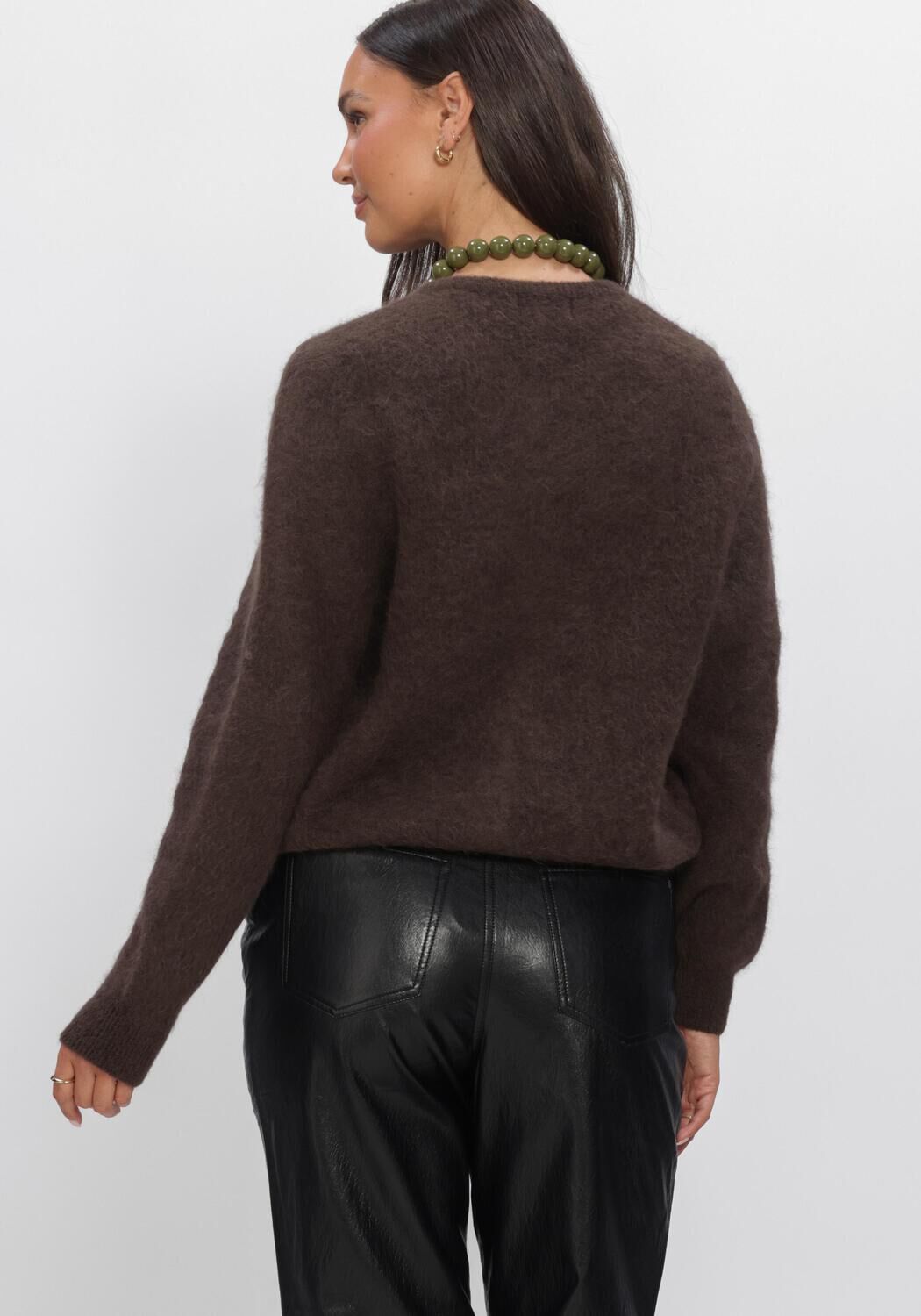 Braune AAIKO Strickjacke LORYS WP 389 - large