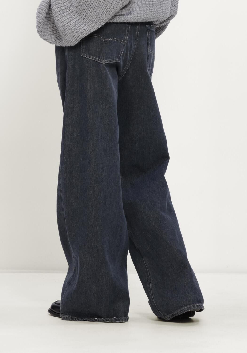 Blaue DIESEL Wide jeans 1996 D-SIRE - large