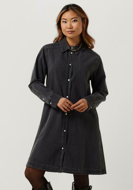 Dunkelgrau LEVETE ROOM Minikleid LR-PIXI 4 DRESS - large