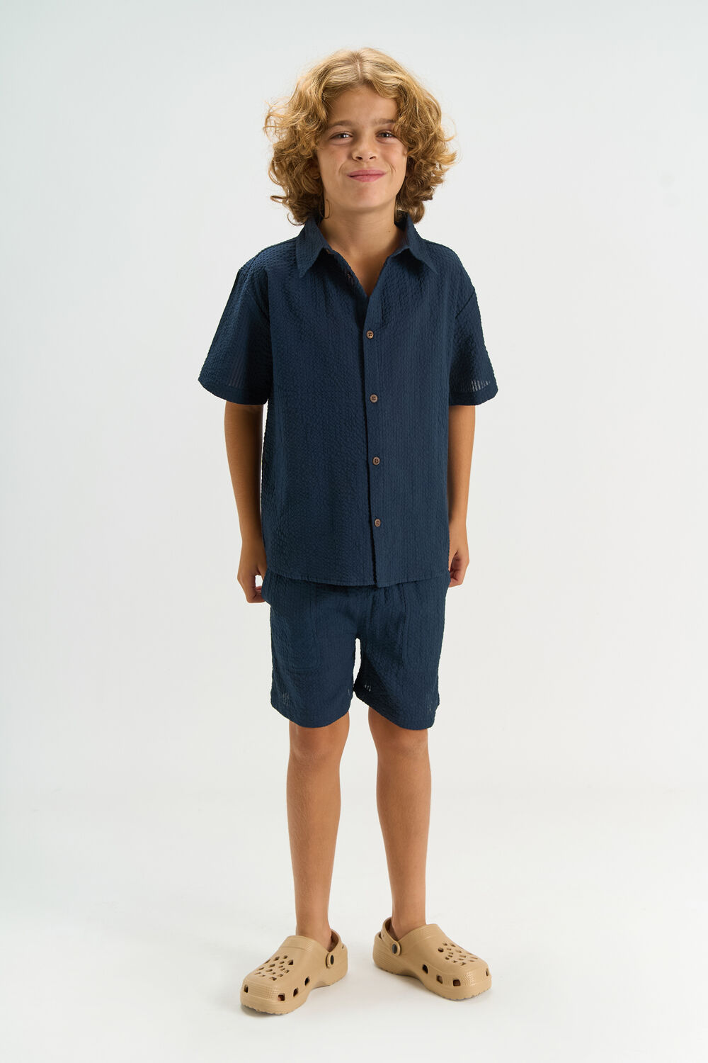 Blaue THE NEW T-shirt TNTIM - large