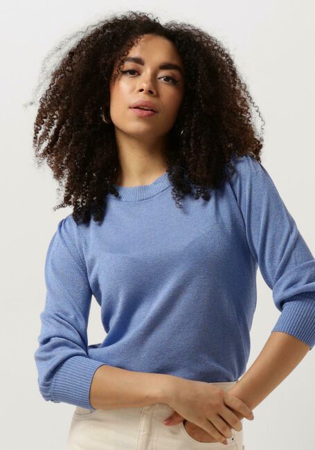 Blaue MINUS Pullover MERSIN METALLIC KNIT T-SHIRT - large