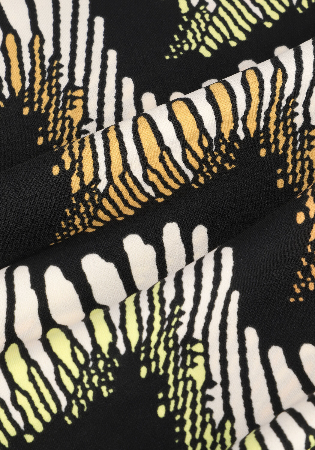 Schwarze VANILIA Top RETRO ZIGZAG SQUARE - large