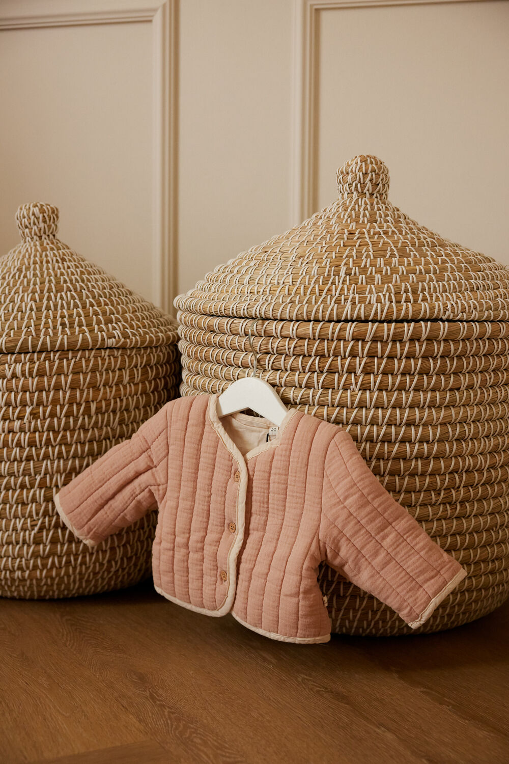 Braune LIL' ATELIER Sommerjacken NBFDAMIR SHORT LOOSE JACKET SOLID - large