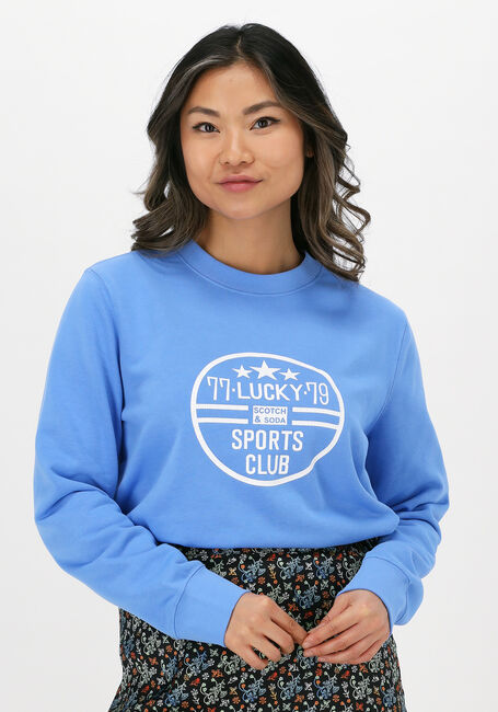Blaue SCOTCH & SODA Pullover REGULAR FIT ORGANIC COTTON BLE - large