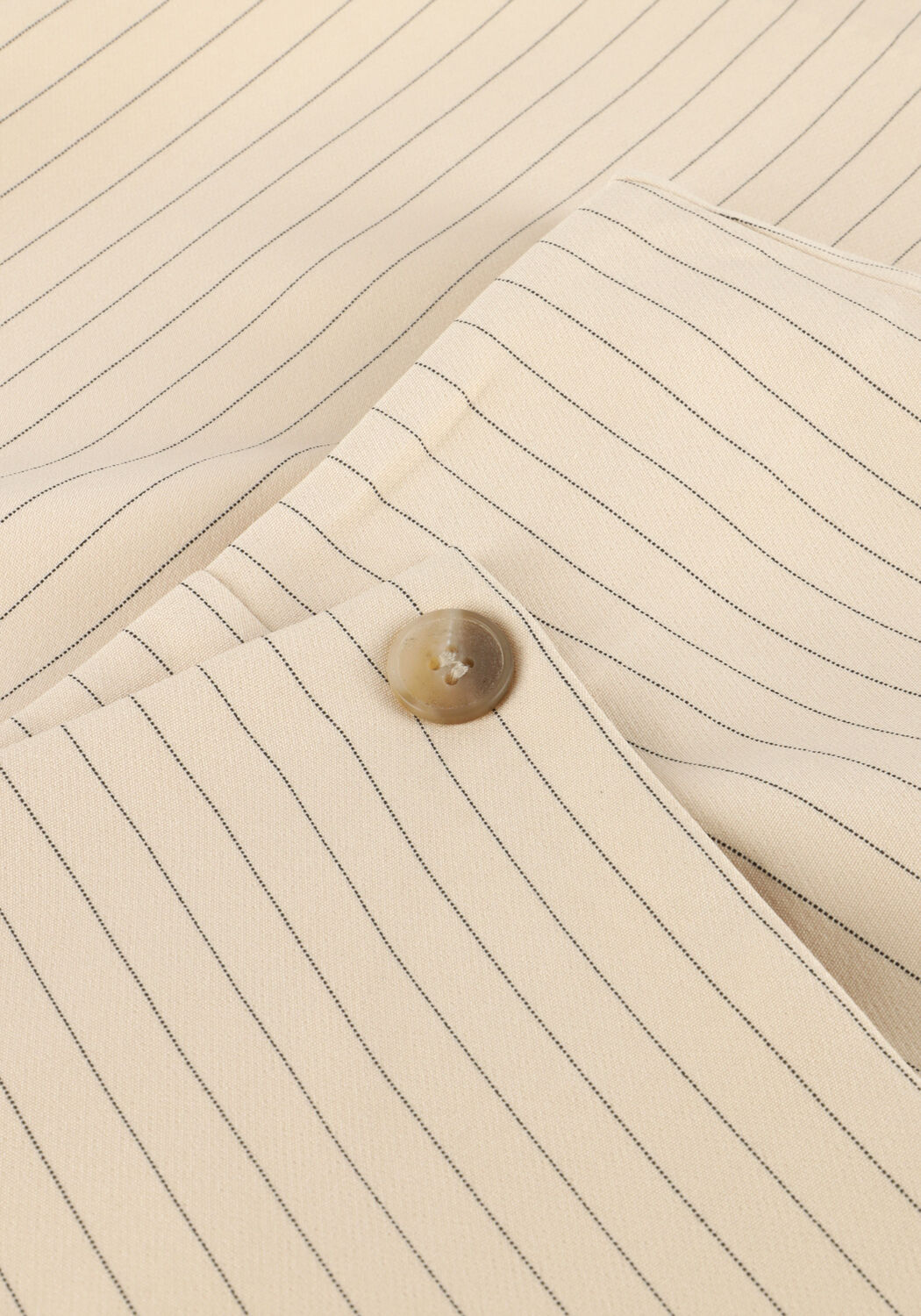 Beige NEO NOIR Minirock PETRANI PINSTRIPED SKIRT - large