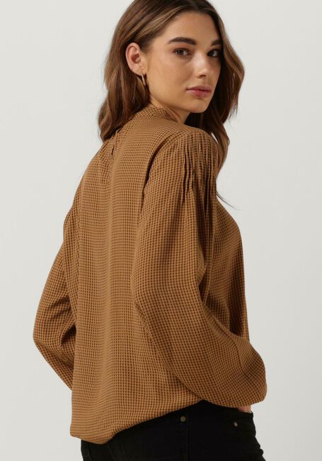 Braune MOS MOSH Blusen FINA PEPITA BLOUSE - large