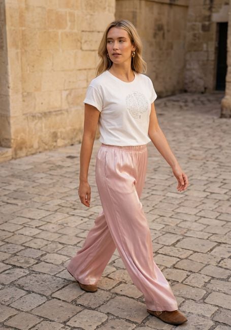 Hell-Pink NUKUS Hose RUBI PANTS SHINY - large