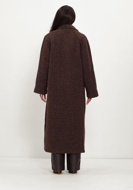 Braune OBJECT M&auml;ntel OBJCELINA MIDI COAT - large