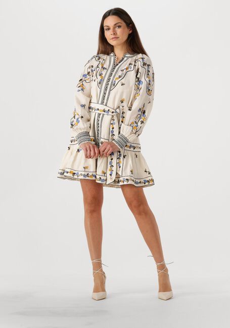 Ecru SCARLETT POPPIES Minikleid FIUCCI SHORT DRESS - large