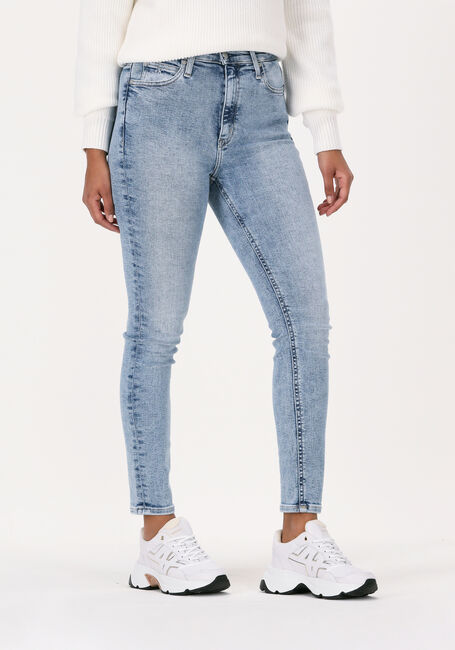 Hellblau CALVIN KLEIN Skinny jeans HIGH RISE SKINNY ANKLE - large