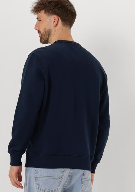 Dunkelblau TOMMY JEANS Pullover TJM REG BAGDE CREW EXT - large