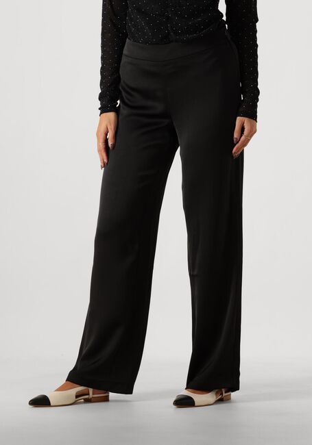 Schwarze NEO NOIR Hose DEBRA HEAVY SATEEN PANTS - large