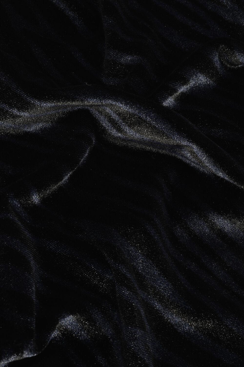 Blaue COLOURFUL REBEL Tops & T-shirts JOSS ZEBRA VELVET GATHERED TOP - large