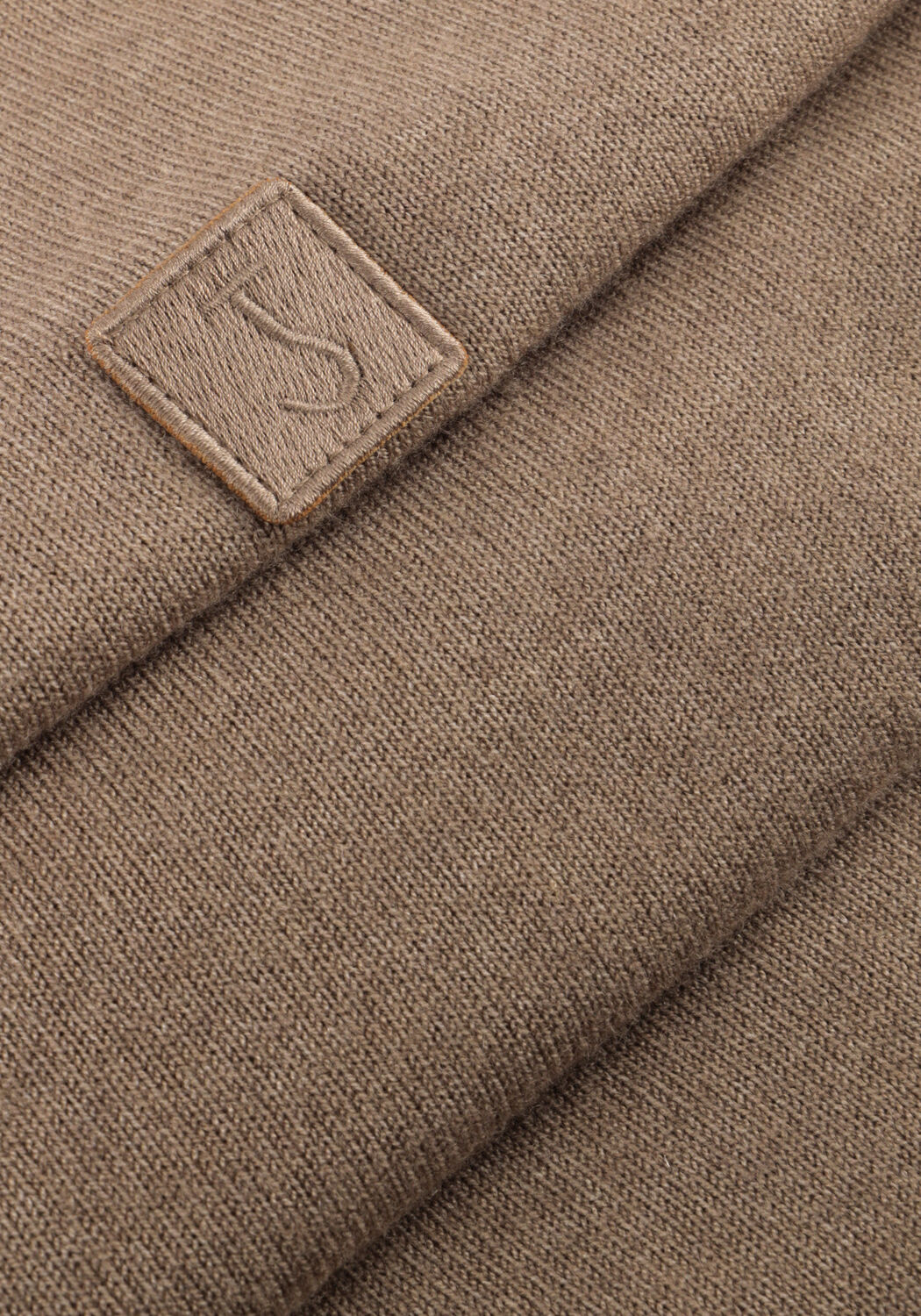 Camelfarbene BUTCHER OF BLUE Pullover CLIFDEN MOCK - large