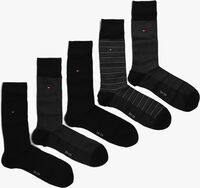 Schwarze TOMMY HILFIGER Socken TH MEN SOK 5P GIFTBOX BIRDEYE - medium