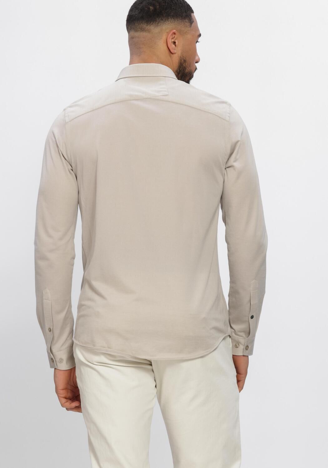 Beige CAST IRON Casual-Oberhemd CF TECH FINE JERSEY - large