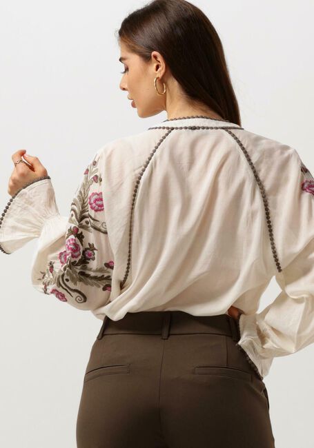 Nicht-gerade weiss SUMMUM Blusen TOP FLOWER EMBROIDERY - large