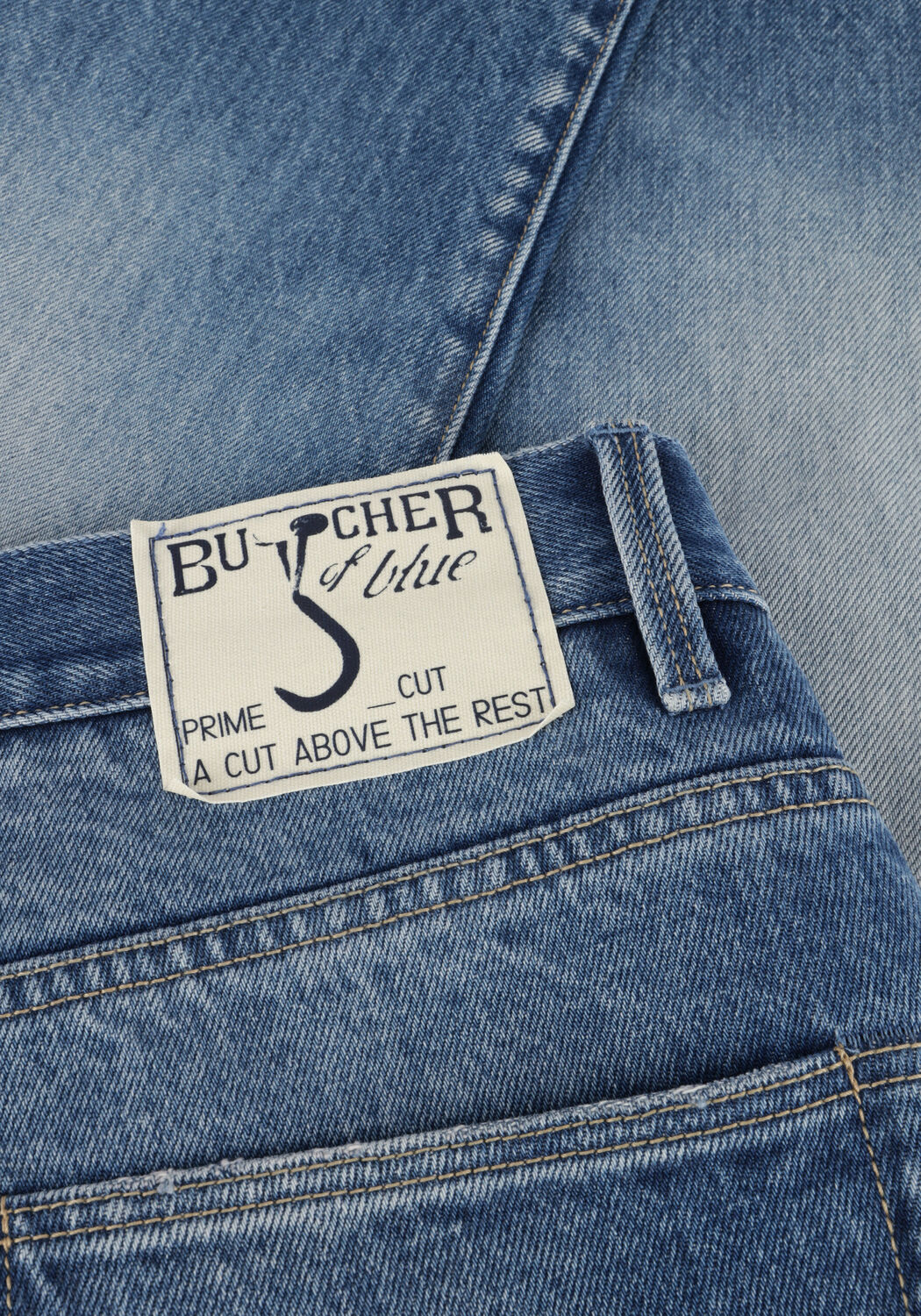 Blaue BUTCHER OF BLUE Straight leg jeans STOCKTON STRAIGHT DAVIS MED - large