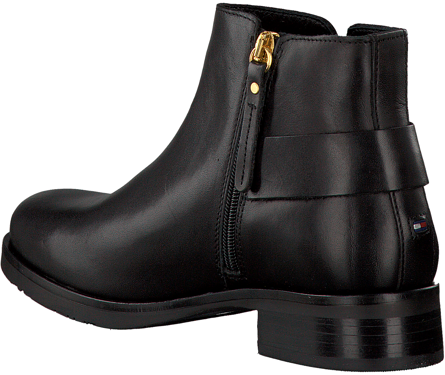 Schwarze stiefeletten tommy hilfiger