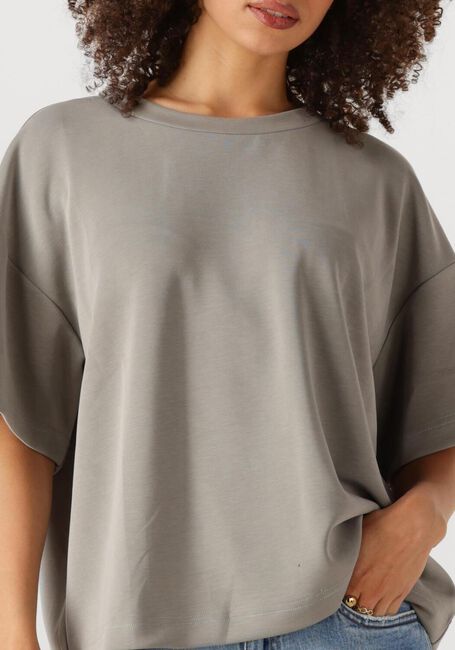 Graue MY ESSENTIAL WARDROBE T-shirt HELLEMW EMB BOXY TEE - large