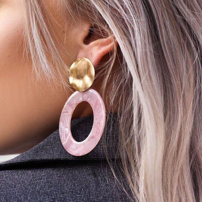 Rosane MY JEWELLERY Ohrringe OVALE OORHANGERS - large