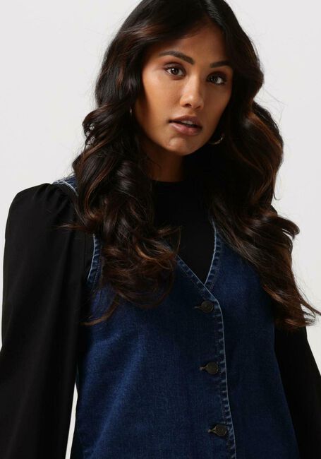 Dunkelblau OBJECT Minikleid VEGA DENIM DRESS - large