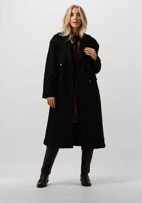 Schwarze Y.A.S. Mäntel YASMILA LS WOOL MIX COAT S.NOOS - large