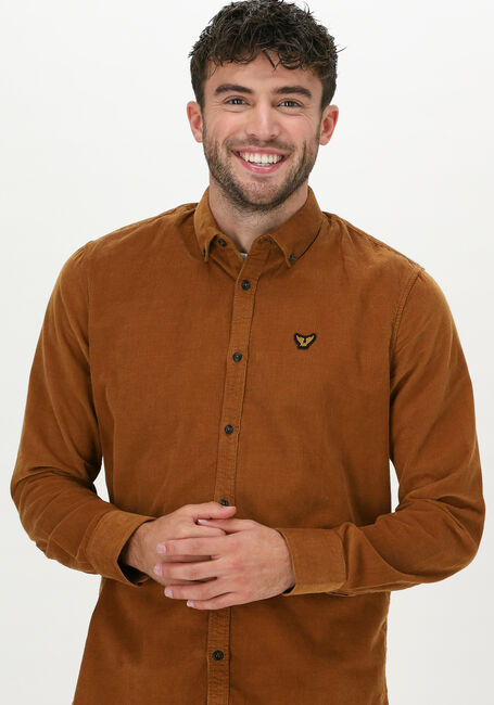 Orangene PME LEGEND Casual-Oberhemd LONG SLEEVE SHIRT FINE CTN COR - large