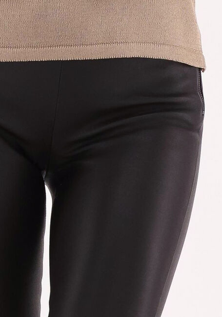 Braune SELECTED FEMME Legging SYLVIA MW STRETCH LEATHER LEGGIN - large