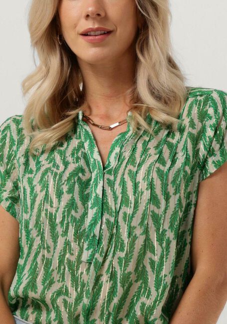 Grüne LOLLYS LAUNDRY Blusen HEATHER TOP - large