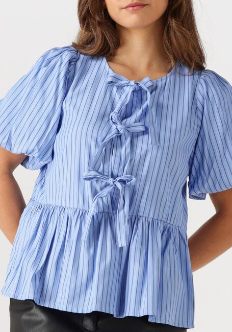Hellblau NOTRE-V Blusen NV-FREDERICA STRIPE - large