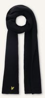 Schwarze LYLE & SCOTT Schal RACKED RIB SCARF Schwarze LYLE & SCOTT Schal RACKED RIB SCARF - medium