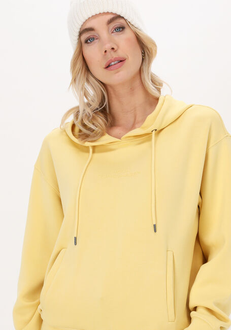 Gelbe MSCH COPENHAGEN Sweatshirt IMA Q LOGO HOOD SWEATSHIRT - large