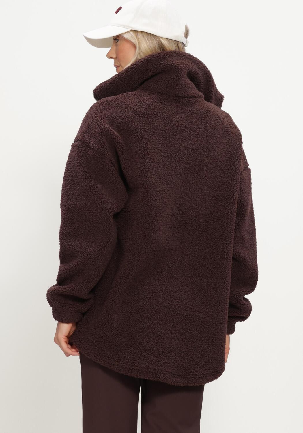 Braune AIM'N Teddy-Jacke PILE JACKET - large