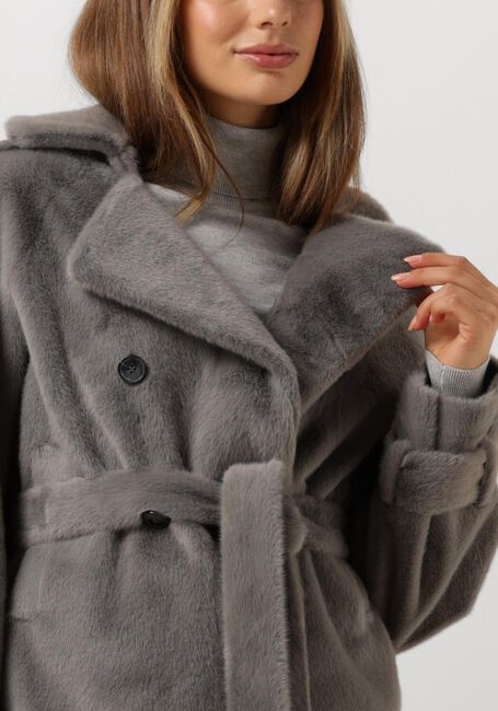 Graue IBANA Fake-Fur-Jack CRISTEL - large