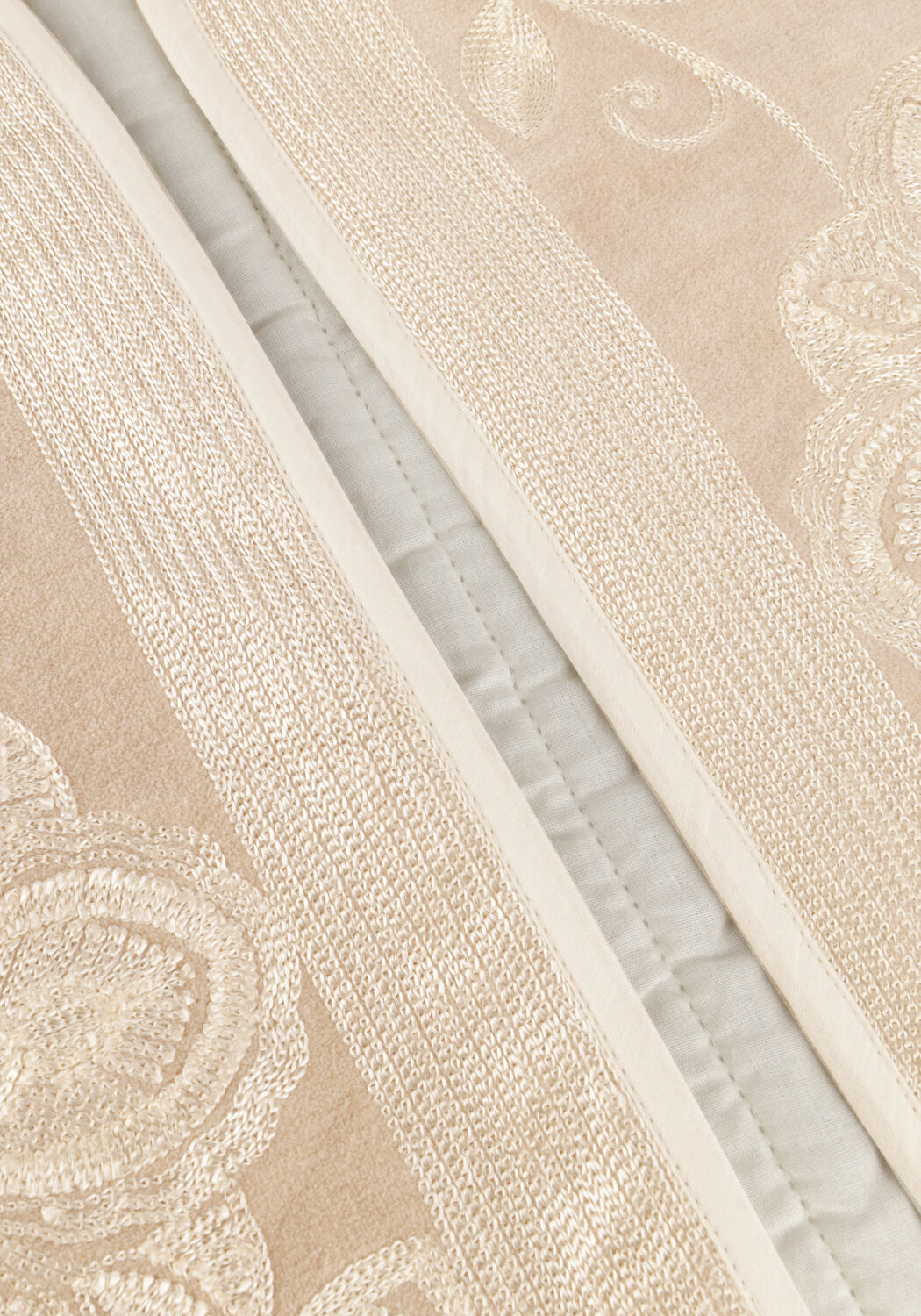 Beige SUMMUM Gilet GILET EMBROISERED - large