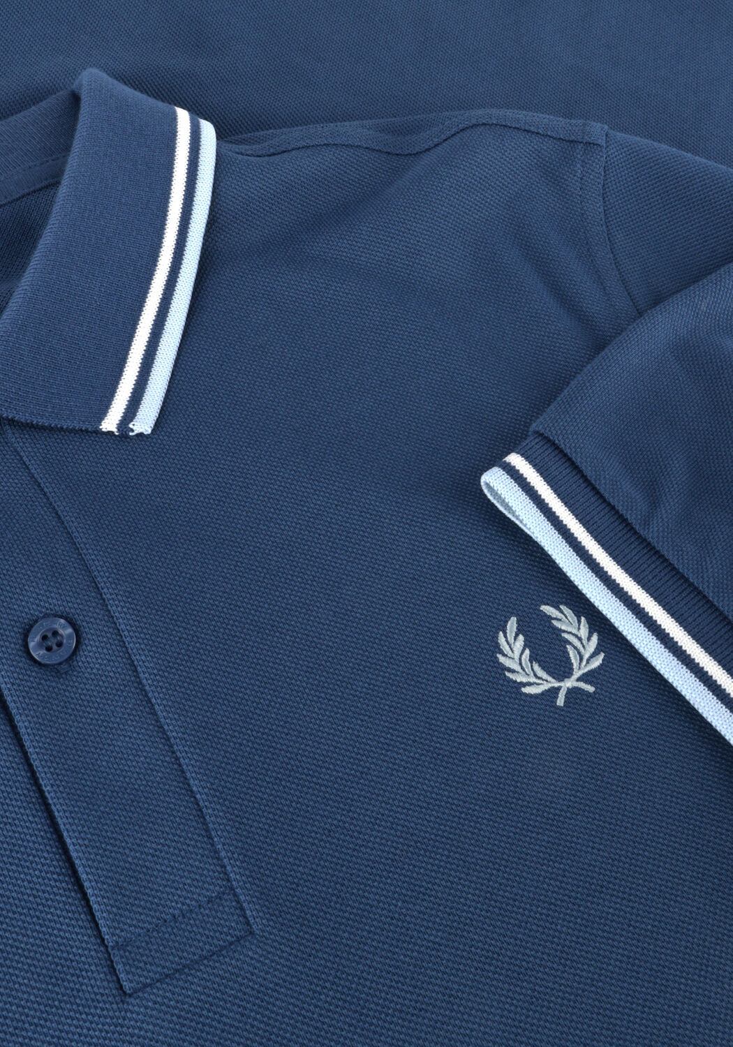 Blaue FRED PERRY Polo-Shirt THE TWIN TIPPED FRED PERRY SHIRT - large
