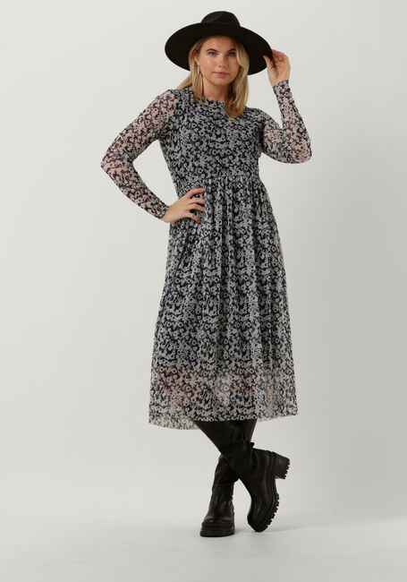 Mehrfarbige/Bunte LEVETE ROOM Midikleid LR-KIMMIA 10 DRESS - large