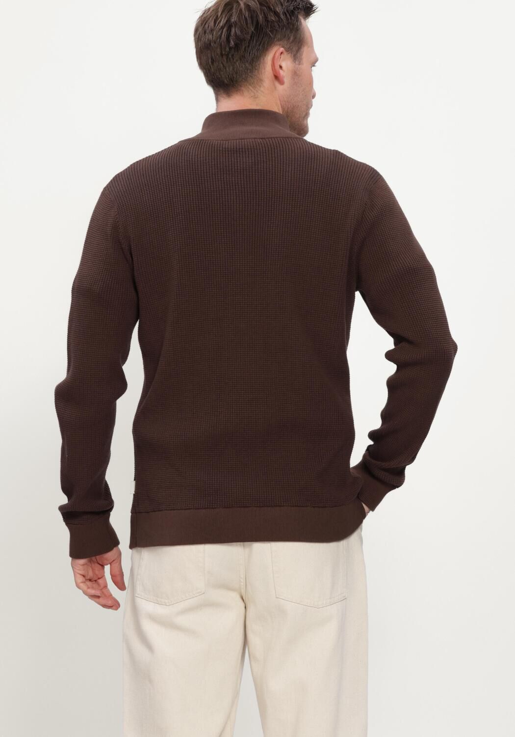 Braune MACED Pullover M-ANTHONY - large