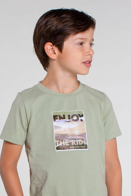 Grüne MOODSTREET T-shirt T-SHIRT PHOTO PRINT - large