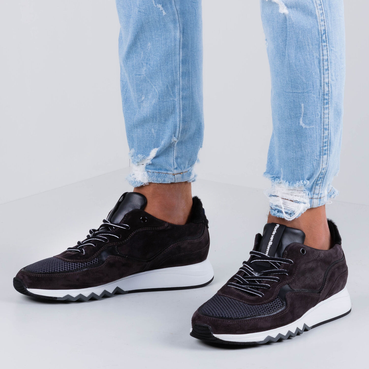 Graue FLORIS VAN BOMMEL Sneaker Low 16093 - large