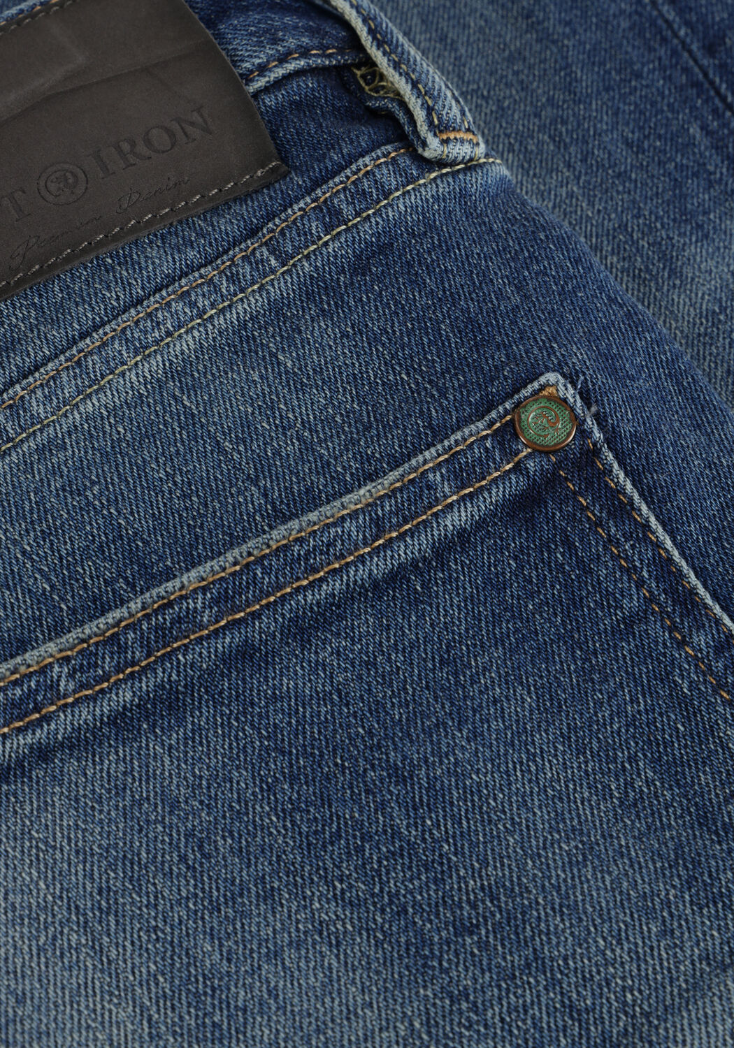 Blaue CAST IRON Jeans VALVER REGULAR ALL BLUE AUTHENTIC - large