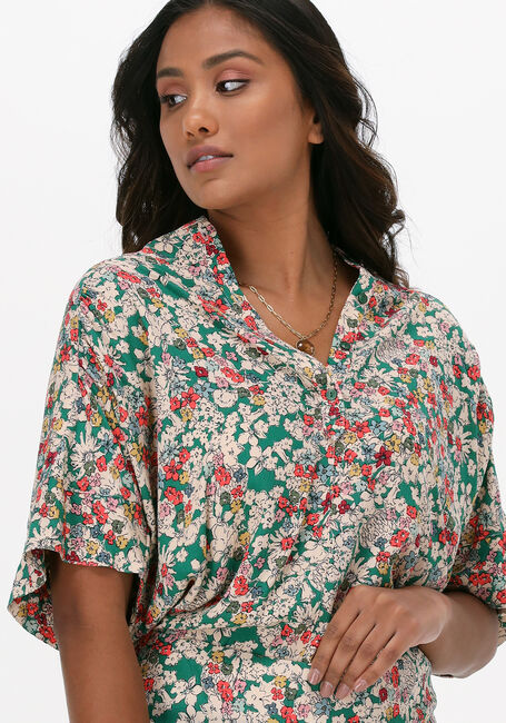 Mehrfarbige/Bunte BY-BAR Blusen BO POPPY GREEN BLOUSE - large