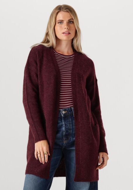 Bordeaux SELECTED FEMME Strickjacke SLFLULU NEW LS KNIT LONG CARDIGAN - large