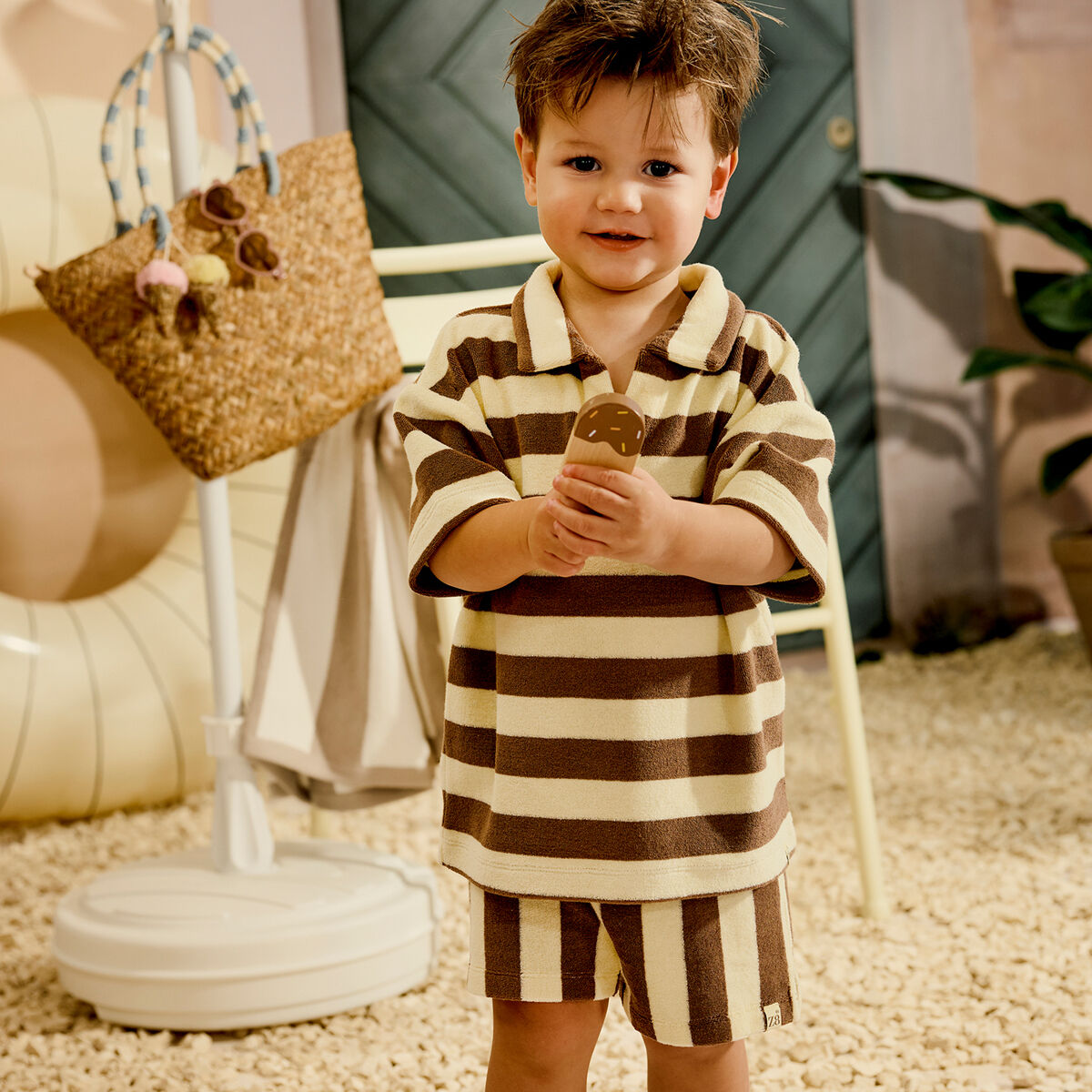 Gelbe Z8 Kurze Hose SAMI - large