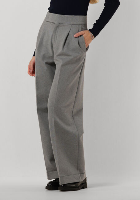 Graue VANILIA Weite Hose PUNTO PLEATED WIDE - large
