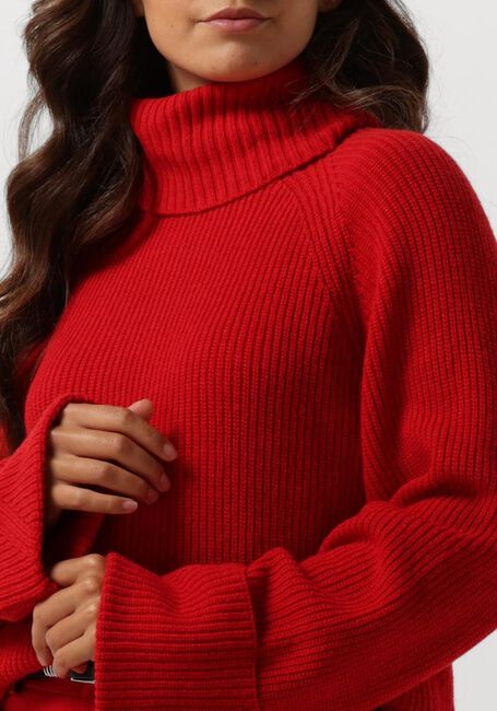 Rote VANILIA Pullover OVERSIZED TURTLE SWEATER - large