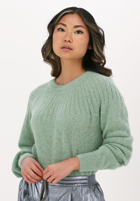 Grüne SUMMUM Pullover SWEATER FEATHER LIGHT ALPACA K - large