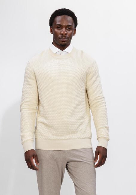 Ecru BOSS BLACK Pullover H-IMBERTO - large